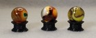 3pk Jabo Marbles  15 5-16 5mm  Great Colors Uv  Bright Orange   Yellow Nm  To M