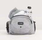 Tushbaby Hip Seat Baby Carrier -  Grey Strapless- 6 Carrying Position -