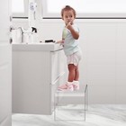 Acrylic Step Stool 9in Step Stools For Kids 250-lbs Capacity Rounded And Sturdy
