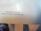 Vintage John Deere Operation Care And Repair Farm Machinery Book 1957 28th Ed