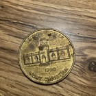 Us Virgin Islands Queen Charlotte Amalie St Thomas Daler Gilt Brass 1990