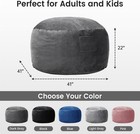 Bean Bag Chair W  Filling Included Large 4ft Comfy Bean Bag Chairs Adults Teens