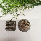 2 Small Vintage Metal Flower Frogs Pins Spikes Floral Arranging Rectangular 1 5 