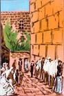 Vintage Framed Ceramic Art Tile Western Wall  Jerusalem  Hand-made In Israel 11 