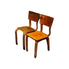 3 Vtg Thonet Bent Wood Chairs 