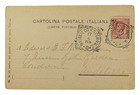         italy 1908 F c Italian Postal Card Town Of Bellagio On Grand Lake Como     