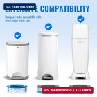 Compatible With Diaper Genie Pails Diaper Pail Refills   8 Pack Lemon-scent Cont
