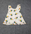 Vintage Samara Set Girls 2t Toddler Sailor Nautical Novelty Retro Bloomer Dress