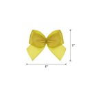 50pcs Mini Ribbon Bows 1  Mini Fabric Satin Ribbon Gift Flower Bows Gold