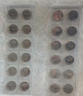Full Set Latvia 1 Lat Lats Special Design 24 Coins 1992-2013