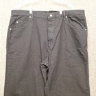 New Wrangler Men s 42 40 x32 Relaxed Fit Jeans Black Denim Five Star