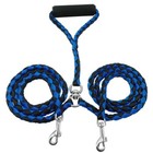 2 Way Dog Pet Coupler Double Dual Nylon Walking Leash No Tangles Leads Collar Us