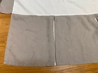 Restoration Hardware Baby   Child Organic Linen Light Gray Crib Skirt 14 5 Drop