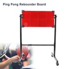 Ping Pong Table Return Board Rebounder Table Tennis Rebound Board With 8 Rubbers