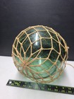 Japanese Glass Fishing Float Buoy Ball Aqua Green-blue 8 Inch 