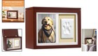 Elegant Pet Photo Memory Box   Paw Print Kit - Keepsake Urn For Dogs cats