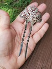 Antique Sterling Silver Hair Comb Victorian 