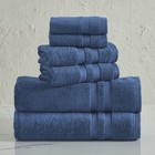Performance Cotton 6-piece Bath Towel Set Super Soft Quick Dry Fade Resistant
