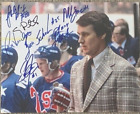 1980 Usa Olympic Hockey Gold Medal 7 Signed 8x10 Herb Brooks Eruzione Mcclanahan