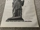 John Lennon Yoko Ono 1971  Happy Xmas War Is Over Original Print Poster Type Ad