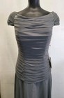 Lanting Bride Dark Gray Bridesmaid Mother Of Bride Formal Long Dress Size 6 Nwt
