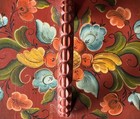Norwegian Rosemaling Wood Tine Box Signed Norway Decor Scandinavian Usa Vintage