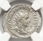 Empire Gordian Iii   Mars War Deity Ngc Choice Xf Silver Roman Ancient Coin D412