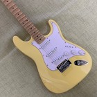 Custom Unique St Electric Guitar Maple Fretboard White Pickguard In Stock