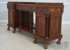 72219  Maitland Smith Empire Style Mahogany Sideboard Credenza