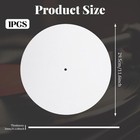 Turntable Slipmat  12-inch Record Player Mat White Felt