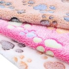 Soft Pet Blanket Coral Fleece Dog Cat Bed Mat Warm Washable Cushion Usa 