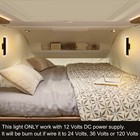 Facon  Led 12v Rv Modern Acrylic Wall Sconce Reading Lighting With On off Switch