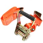Two Ratchet Tie Down Strap 2  X 20 Ft Heavy Duty Flat Hook Flatbed Cargo Straps