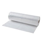 Tote Bin Liners 48  X 36  3 Mil Clear  50 Bags Per Roll 