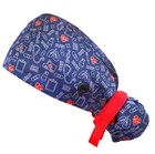 Surgical Scrub Hat Bouffant Cap For Long Hair Women Doctor Nurses Head Cover