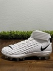 Nike Force Savage Pro 2 Football Cleats White Black Ah4000-100 Men   s Size 9