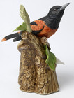 Vintage 1983 John James Audubon Porcelain Baltimore Oriole Bird Figurine