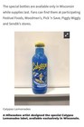 2x Limited Playoff Milwaukee Brewers Calypso Ocean Blue Lemonade Glass Bottles