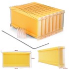 7 Plastic Auto Seeping Honey Hive Beehive Frames For Brood Beekeeping Box House