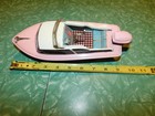 Vtg Japan Tin Litho Windup Speed Boat 1950 s 1960 s Works