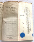 Indenture 1882 Moses Pierson George Gallup Signed Clerk Fl Godfrey Cumberland Nj