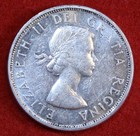 1962 Canada Dollar 80  Silver Coin Cad34