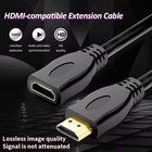 1080p Hdmi Extension Cable Male To Female Adapter For Tv Pc Projector