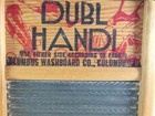 Vintage Small 18  X 8-1 2  Columbus Washboard Co  Dubl Handi Washboard 