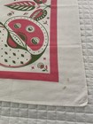 Vintage Startex Wonderdri Kitchen Dish Towel  Apple Design  26  X 32 