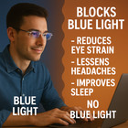Noblu Vision Bluelight Glasses For Men   Women     Noblu Glasses No Blue Light Gla