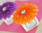 Flower Favor Boxes Personalized Labels Wedding Bridal Shower Favor Qty 48