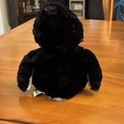 Ganz Webkinz Penguin Plush Stuffed Animal Black white yellow Washable Hm132