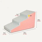 Pet Stairs steps  3-step Dogs Stairs Ramp For High Bed sofa  High Density Foam