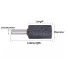 Mounted Grinding Stones Wheel Bit 6mm Shank For Rotary Drill 16mm To 40mm